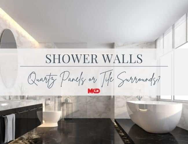 shower walls quartz panels