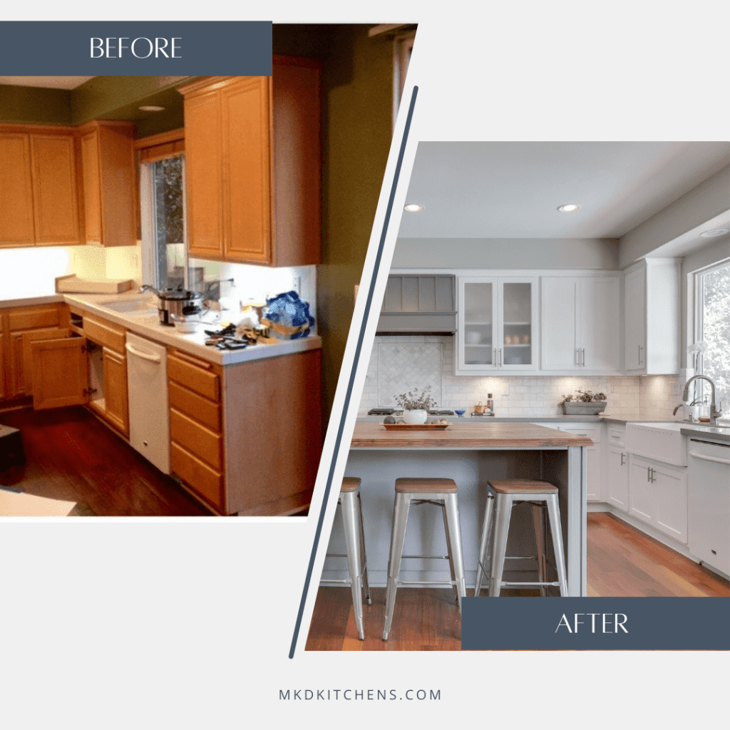 cabinet refacing kitchen transformation